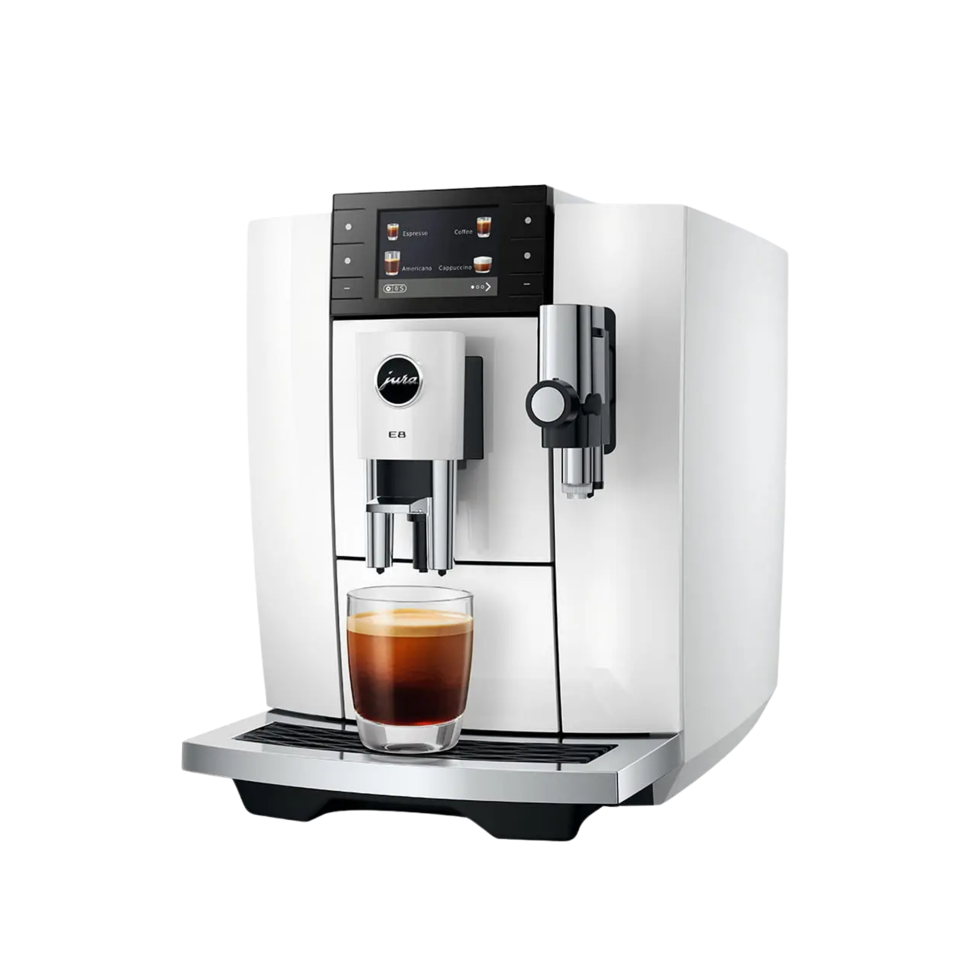 Jura E8 Kaffeevollautomat Midnight Silver 27 Spezialitäten