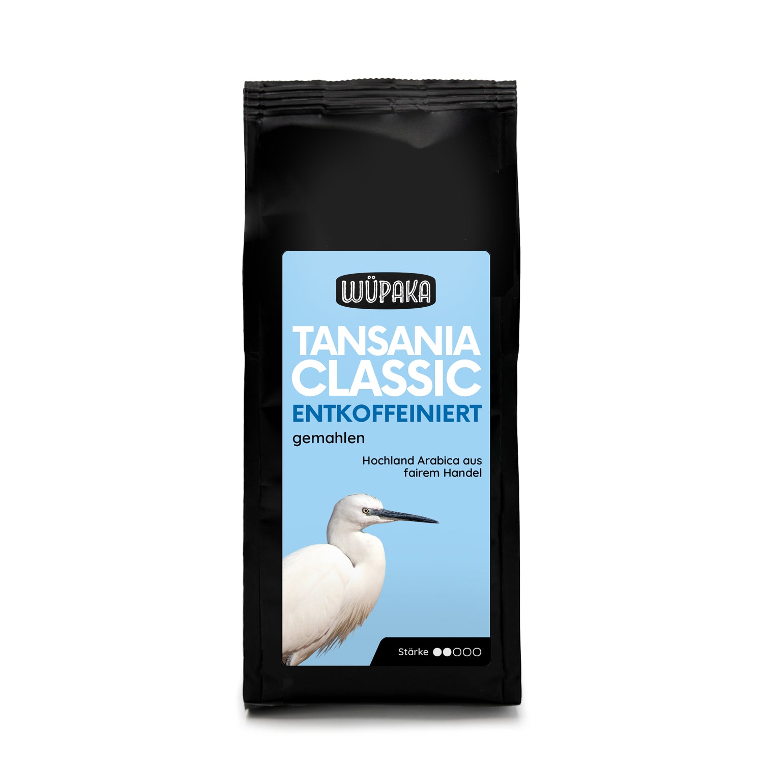 WÜPAKA Tansania Classic entkoffeiniert 250g gemahlen mild