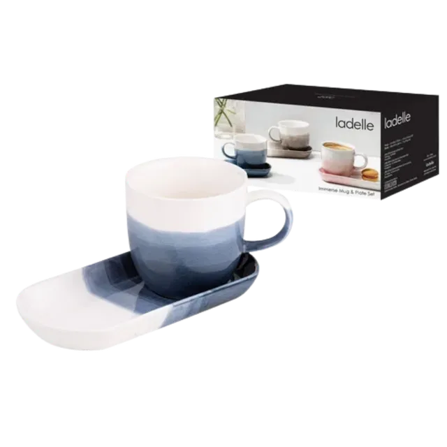 Ladelle Immerse Ombre Tasse mit Untertasse 200 ml