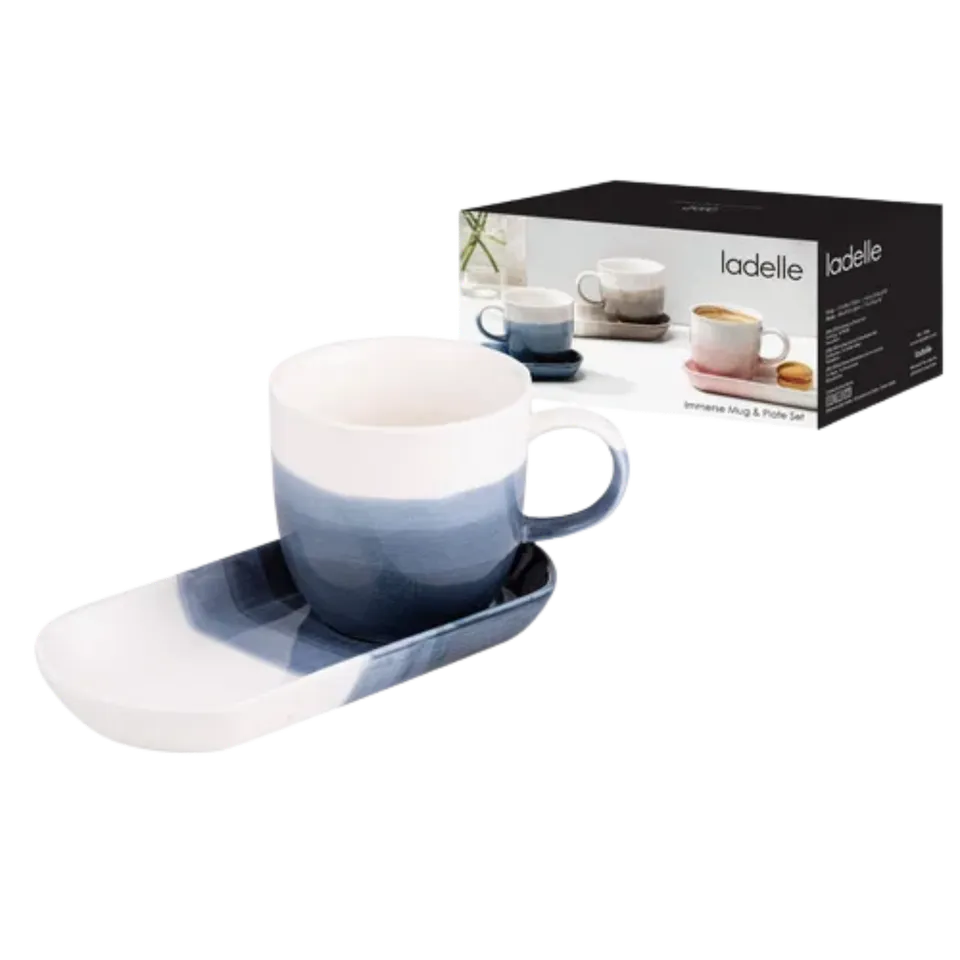Ladelle Immerse Ombre Tasse mit Untertasse 200 ml