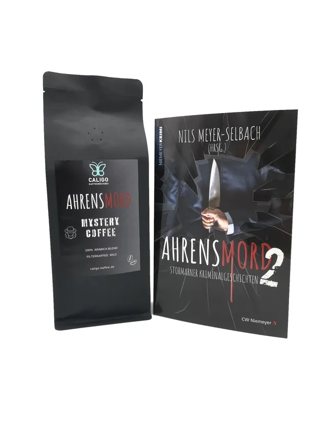 Caligo Ahrensmord 2 Coffee & Crime Filterkaffee 250g Bohnen Geschenk