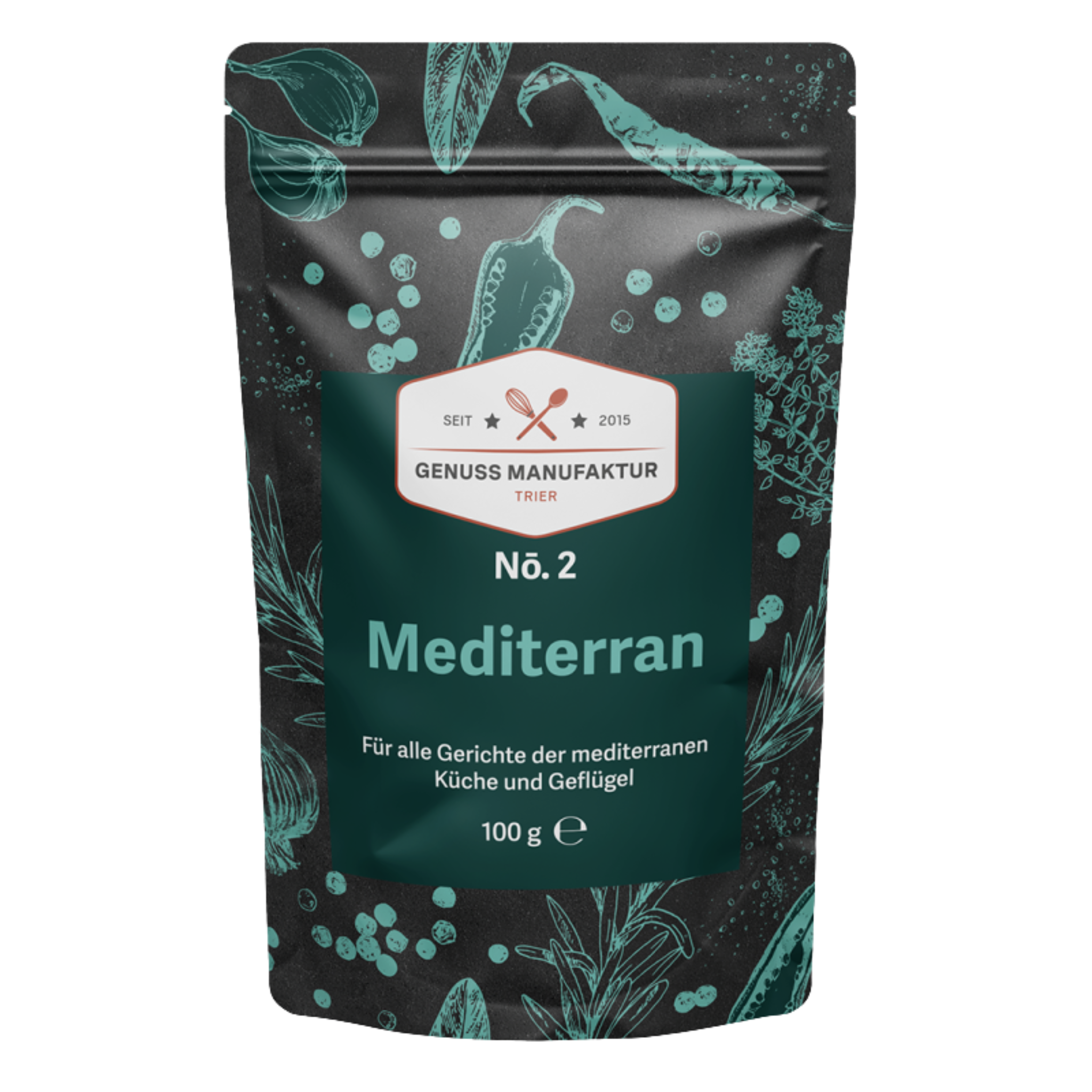 Mondo del Caffè Feinkost Mediterran Gewürzmischung 100 g Beutel