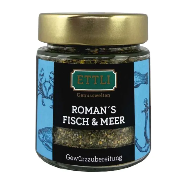 ETTLI Roman's Fisch & Meer Gewürz 60 g Schraubglas frisch