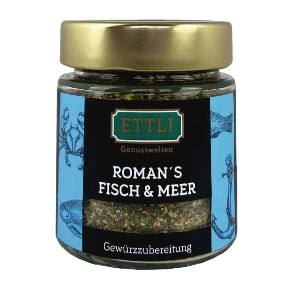 ETTLI Roman's Fisch & Meer Gewürz 60 g Schraubglas frisch
