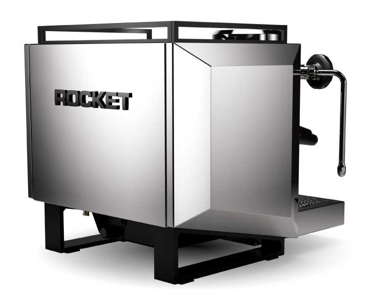 Rocket Bicocca Siebträgermaschine Dualboiler Silber italienisch