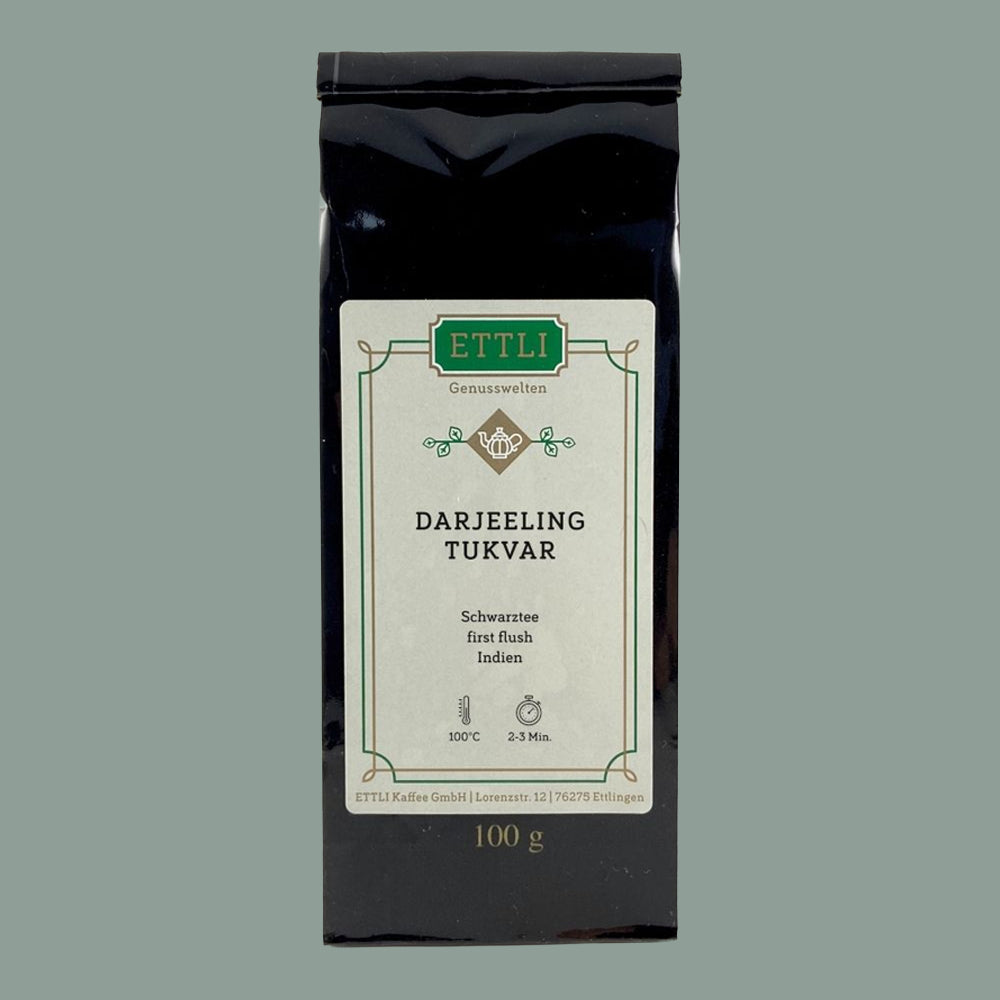 ETTLI Schwarztee Darjeeling Tukvar First Flush 100 g