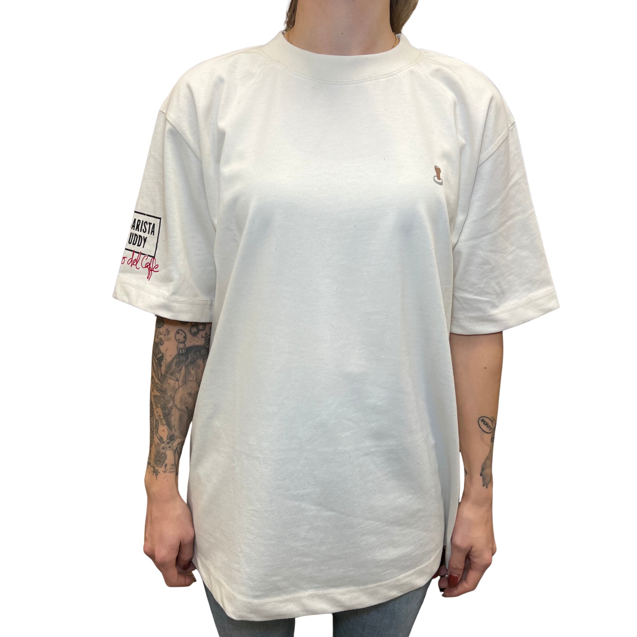 Barista Buddy Regards Oversize T-Shirt Bio-Baumwolle L