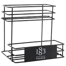 Maison Routin 1883 Sirup Rack Metall schwarz für 6 Flaschen