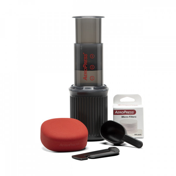 AeroPress Go Kaffeebereiter Set mit 350 Filtern
