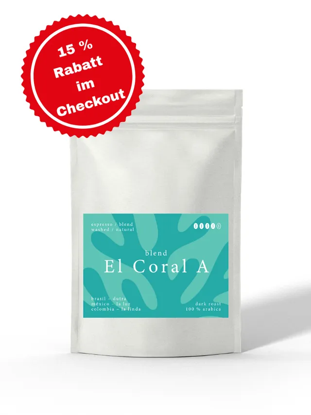 Caligo PROJEKTKAFFEE El Coral Blend A Espresso 250g dunkel Arabica