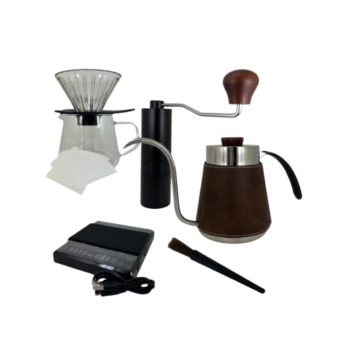 Mondo del Caffè Barista Buddy Filterkaffee Set schwarz 7-teilig