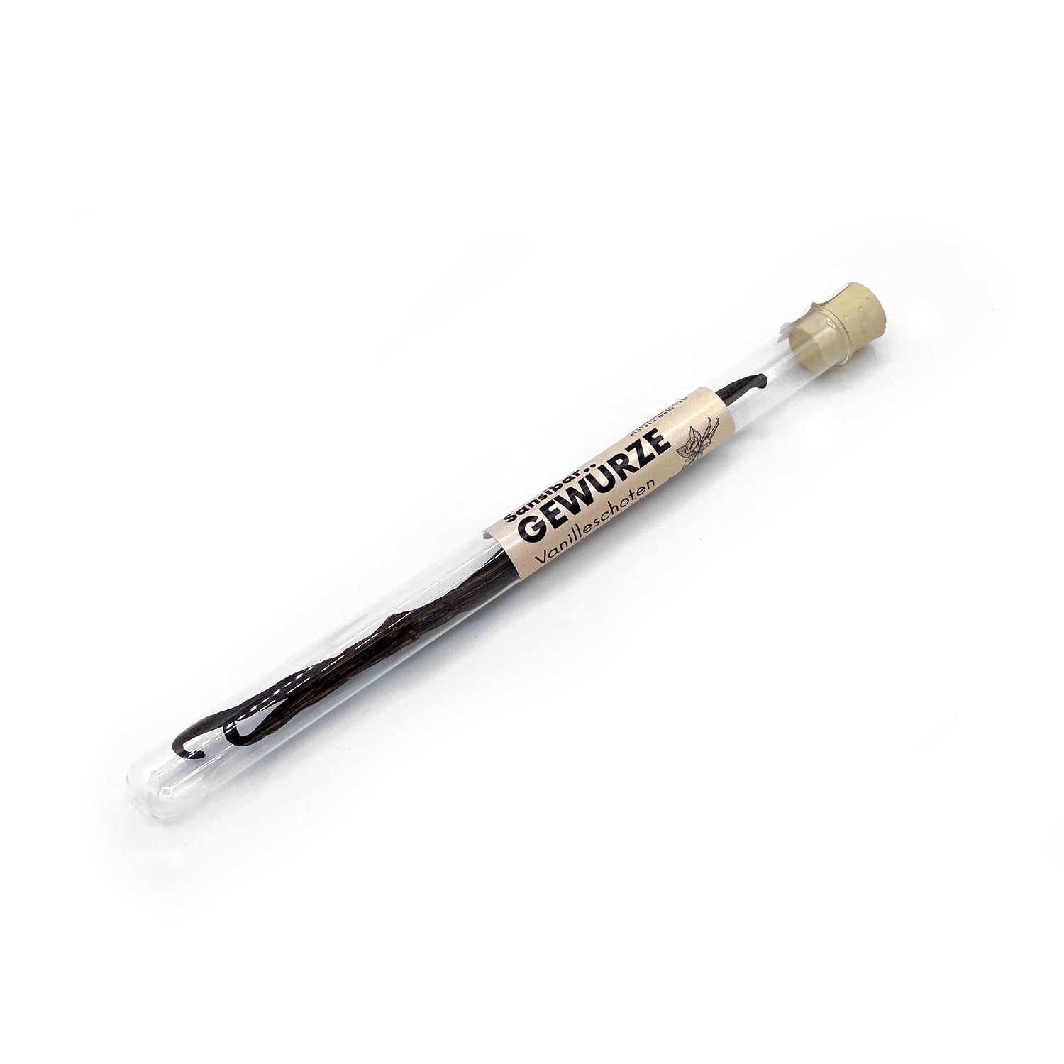 WÜPAKA Gewürze Vanilleschoten 2 Stück Sansibar