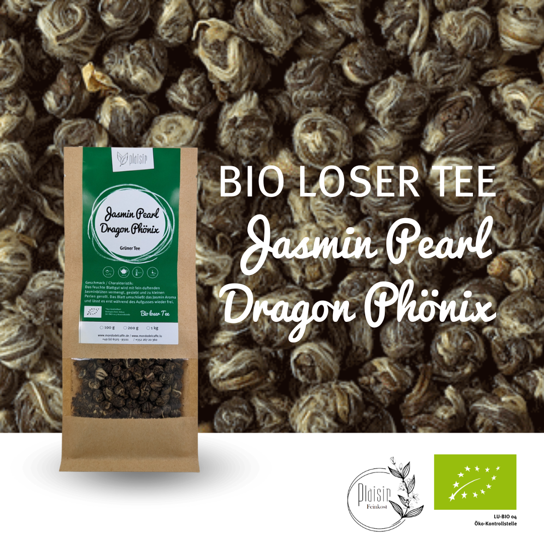 Mondo del Caffè Feinkost Jasmin Pearl Special Dragon Phönix Bio Tee 100 g