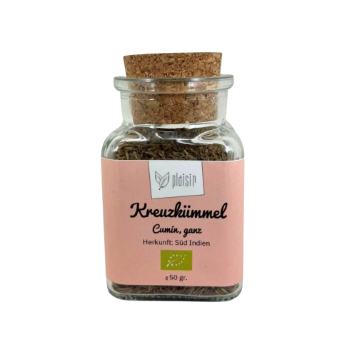 Mondo del Caffè Kreuzkümmel ganz Bio Glas Gewürz