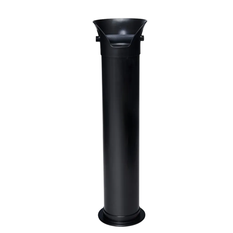 Rhino Thumpa Abschlagbehälter Floor 86 cm HDPE schwarz