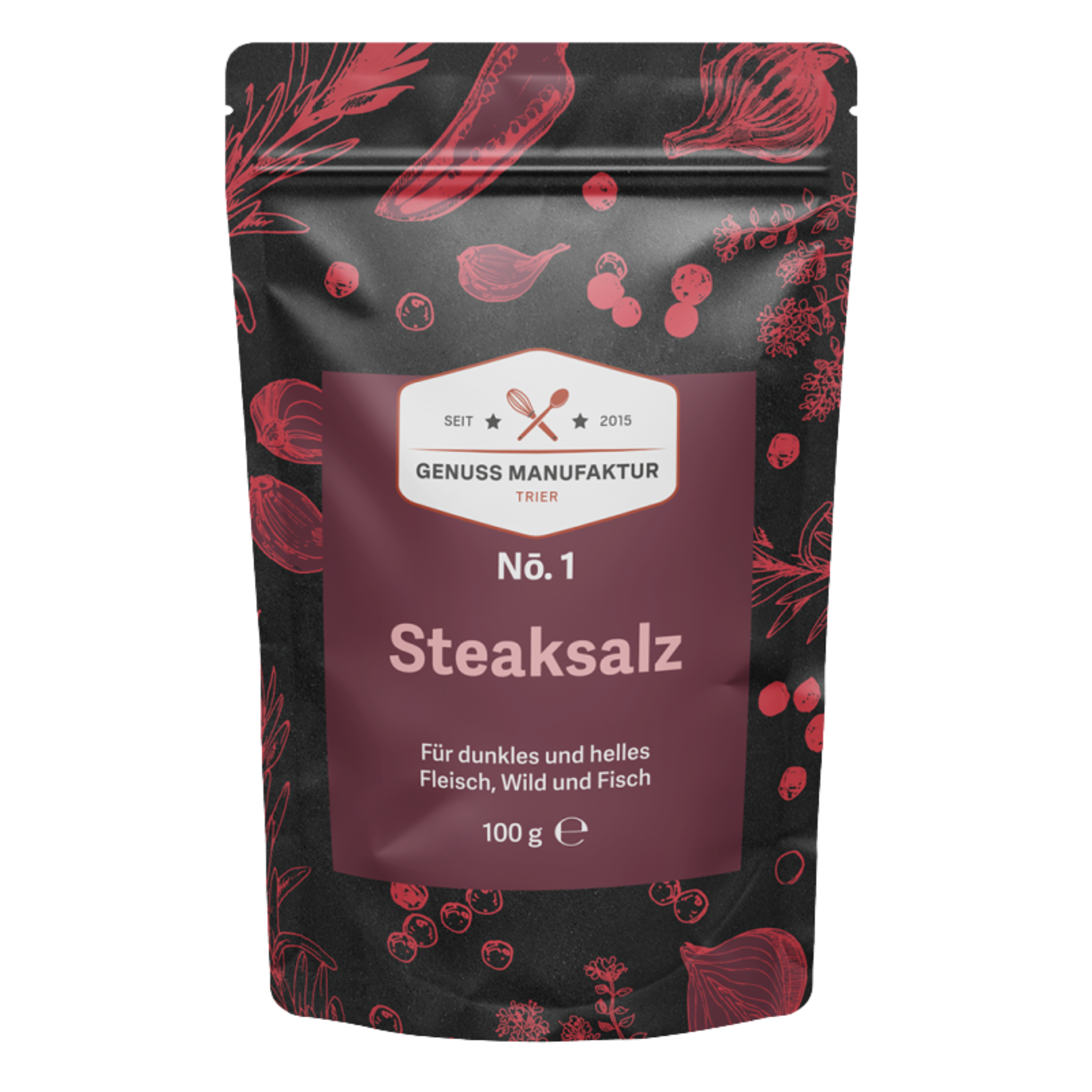 Genussmanufaktur Steaksalz Gewürzsalz 150g Dose