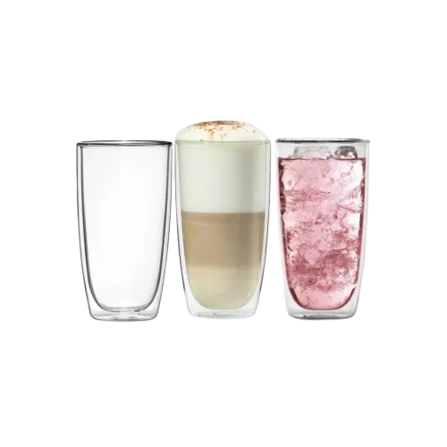 Mondo del Caffè Zubehör Doppelwandiges Glas Latte Macchiato Glas