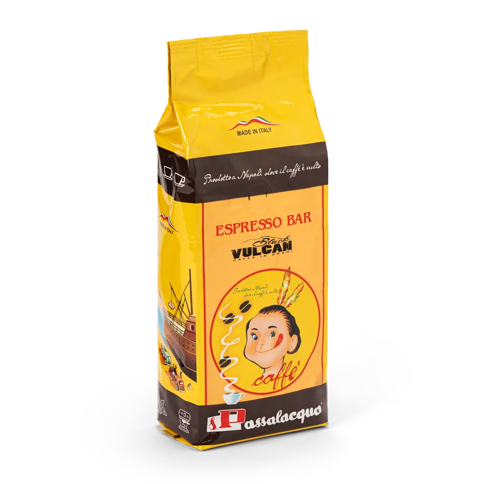 Passalacqua Black Vulcan Espressobohnen 500g stark