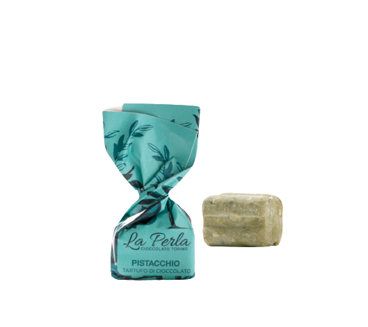 La Perla Pistacchio Trüffel-Praline weiße Schokolade 1 Stück