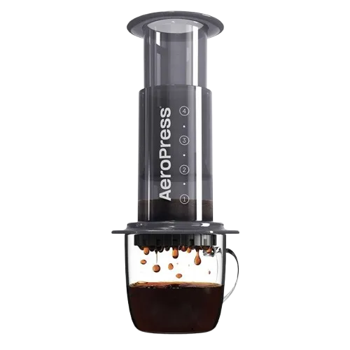 AeroPress Original Filterkaffeemaschine mit 100 Papierfiltern
