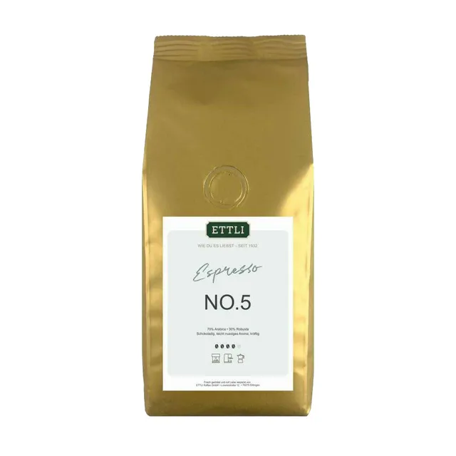ETTLI Espresso No. 5 Bohnen 70/30 kräftig 250 g опции