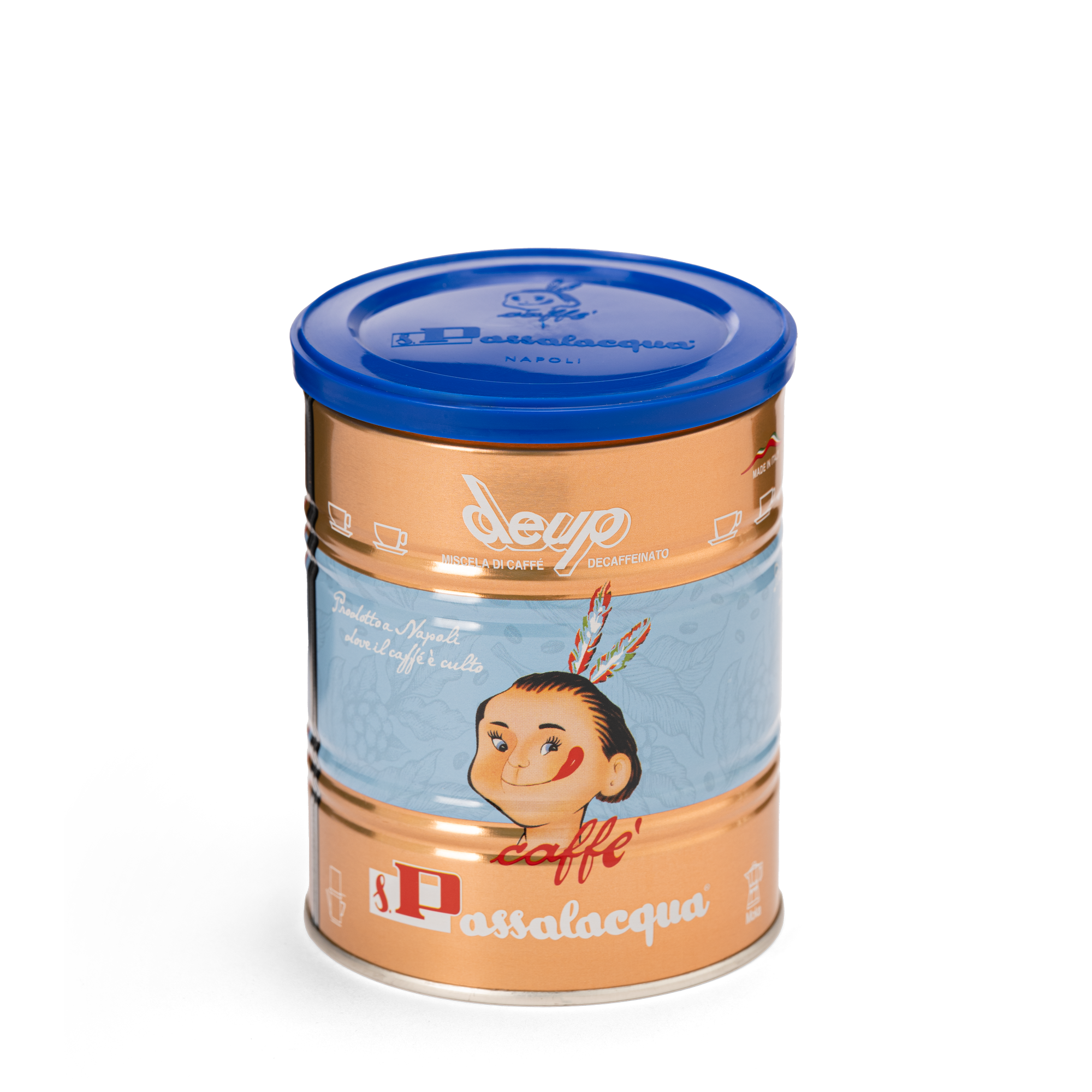 Passalacqua Deup entkoffeinierter Kaffee gemahlen 250g Dose