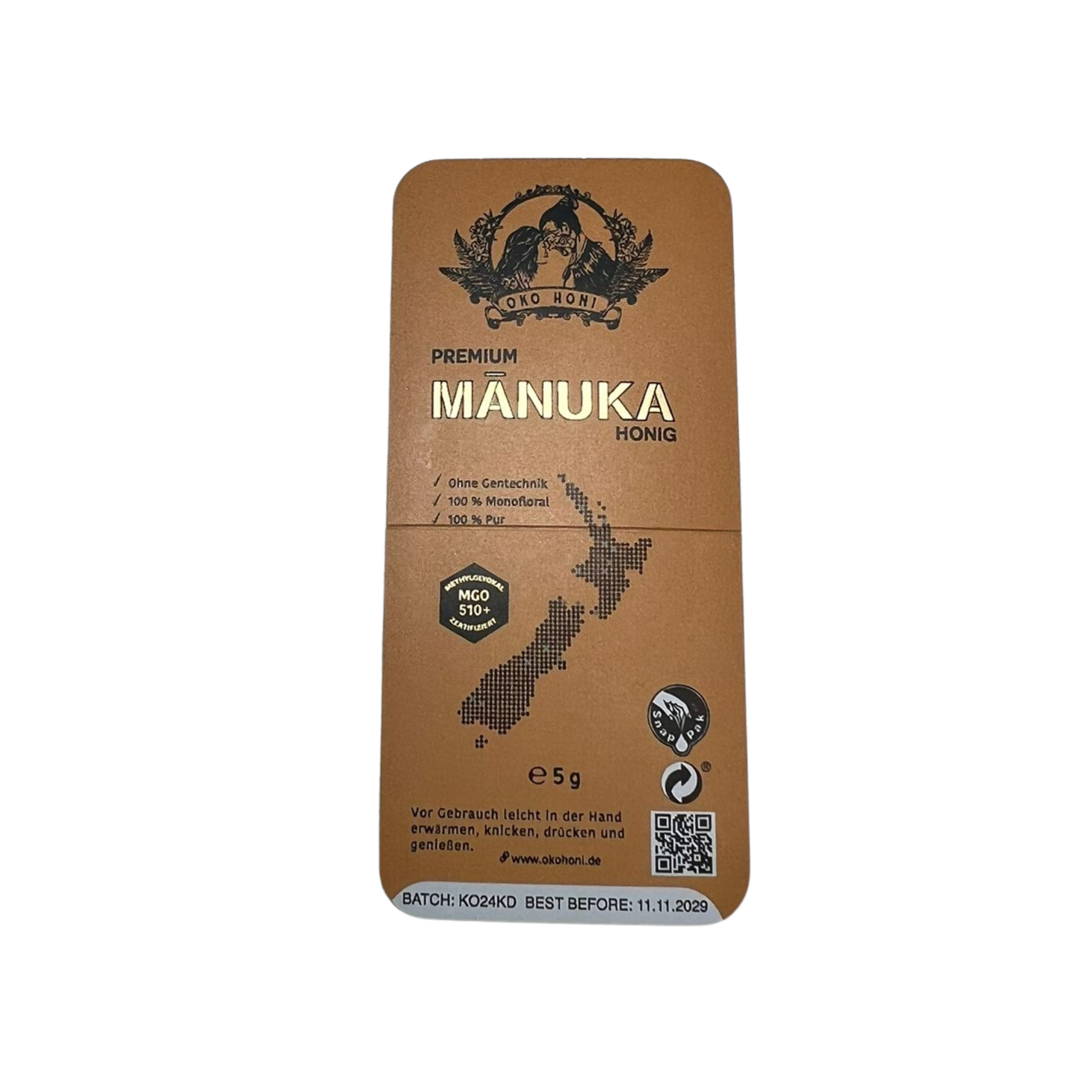 Premium Mānuka Honig MGO 510+ Probiergröße 5 g