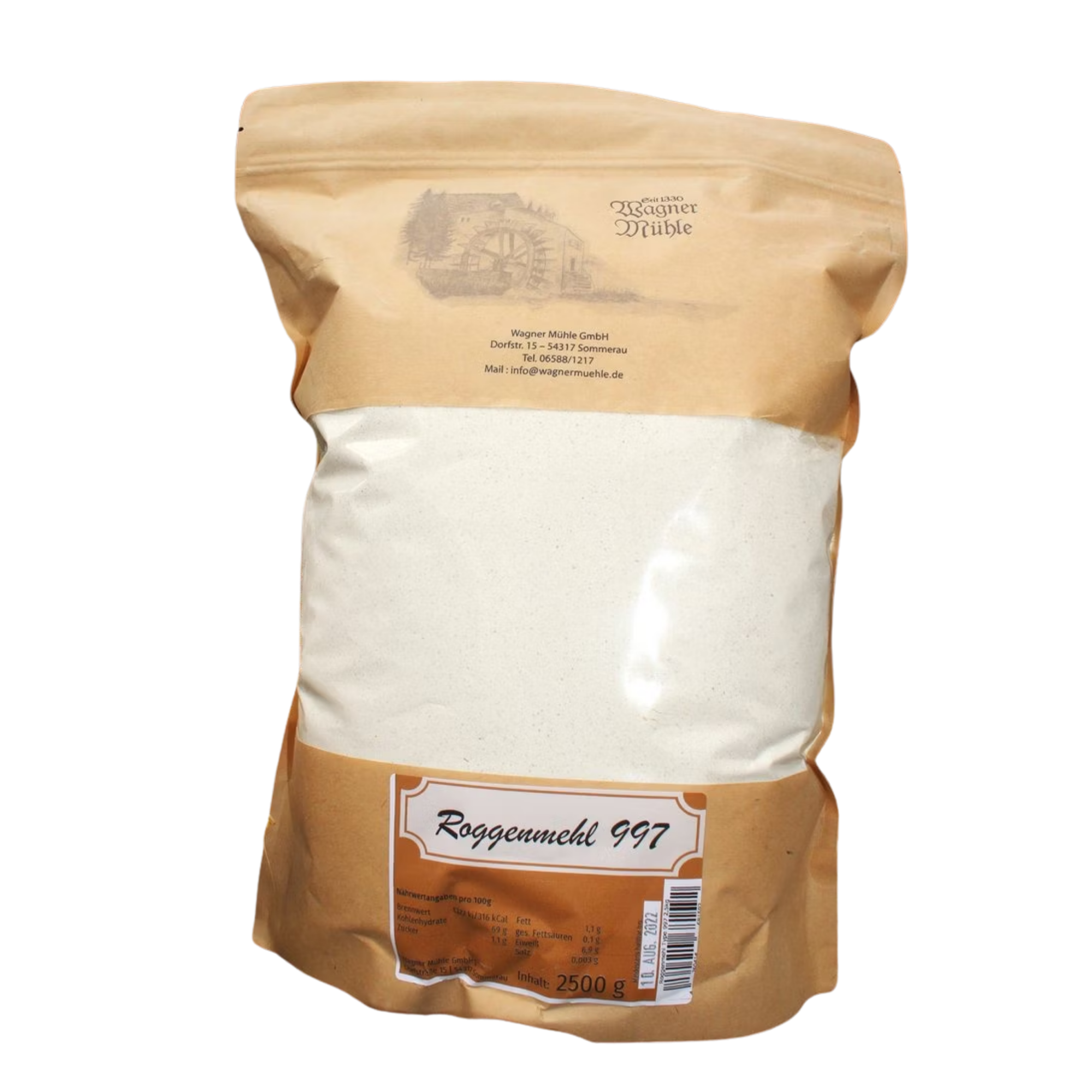 Mondo del Caffè Roggenmehl Type 997 Brotmehl 2,5kg Sauerteig