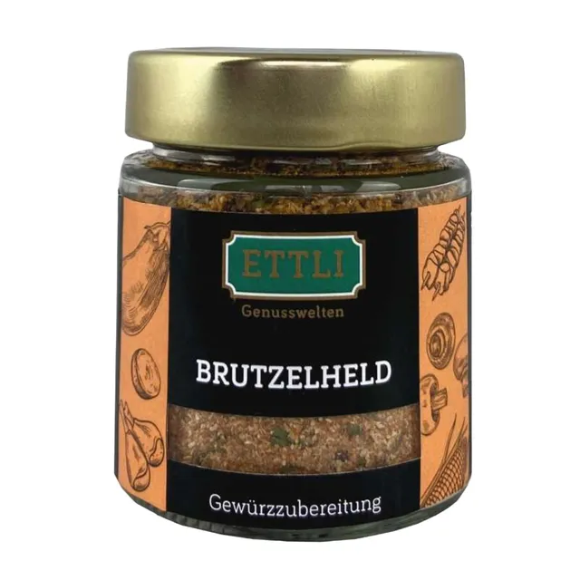 ETTLI Brutzelheld Gewürz 90 g Schraubglas Paprika