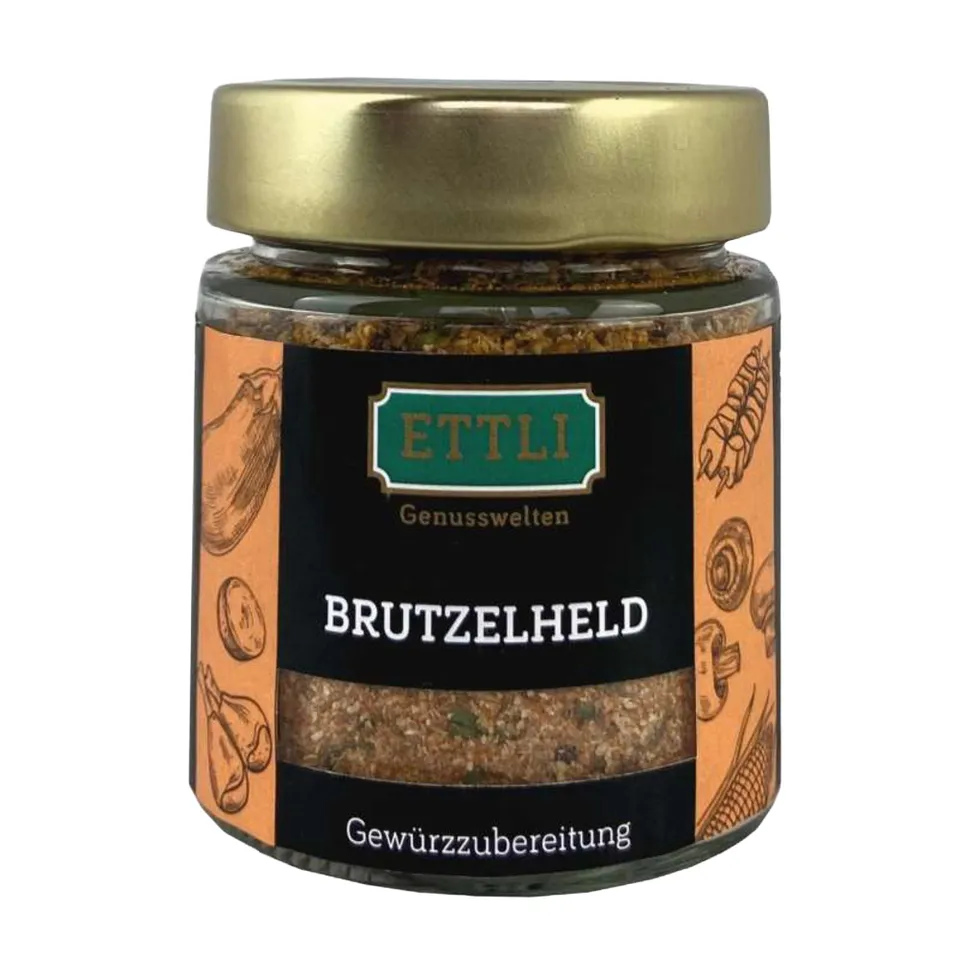 ETTLI Brutzelheld Gewürz 90 g Schraubglas Paprika