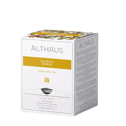 Althaus Classic Herbs Kräutertee 15 Pyra Packs Pfefferminze