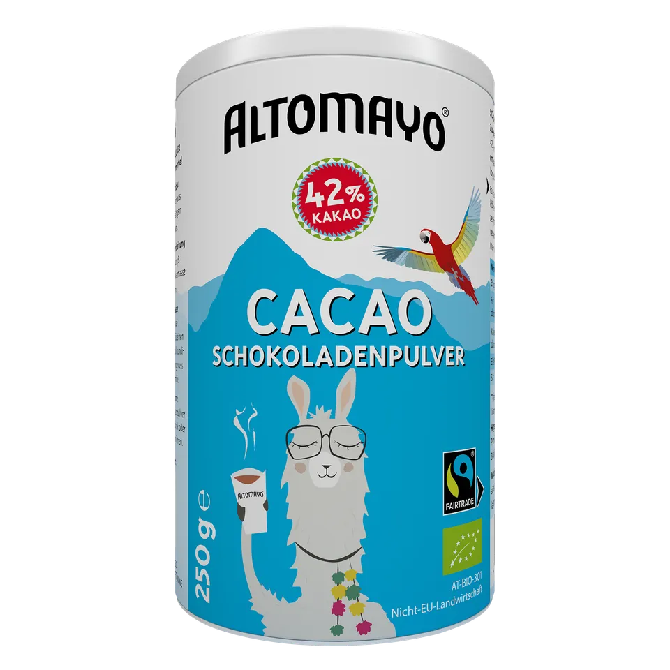 Altomayo Bio-Cacao Schokoladenpulver 250 g 42% Kakao