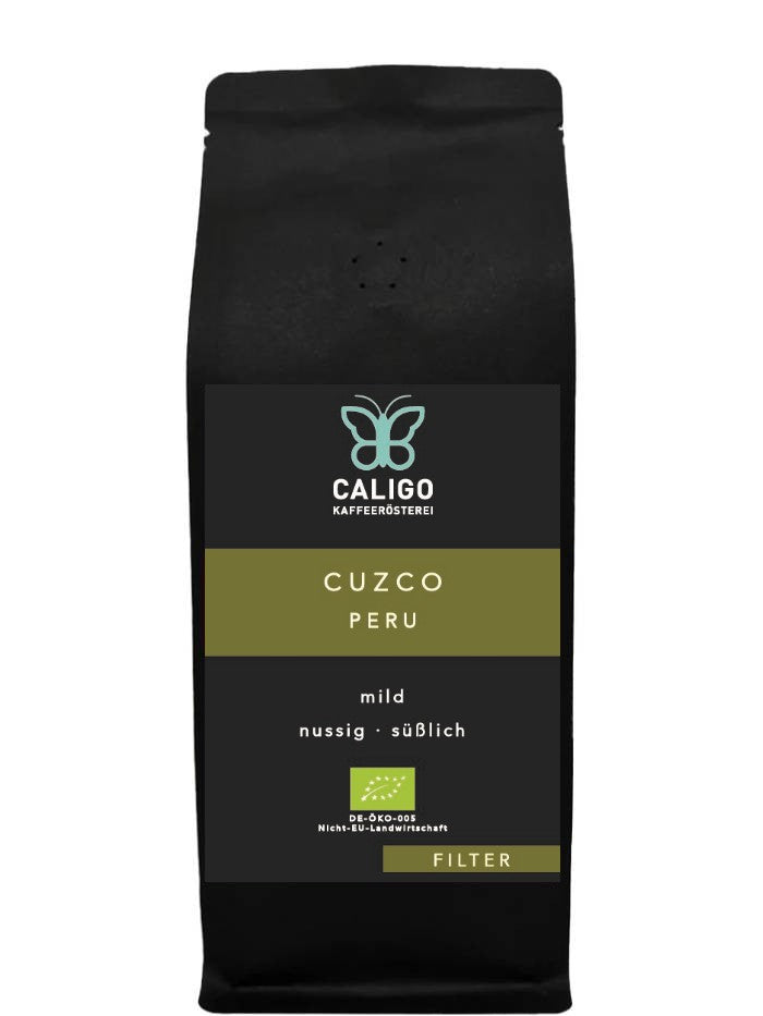 Caligo Cuzco Peru Filterkaffee BIO 250g mild-nussig