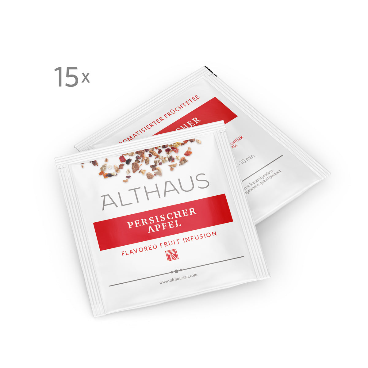 Althaus Persischer Apfel Früchtetee 15 Pyra Pack