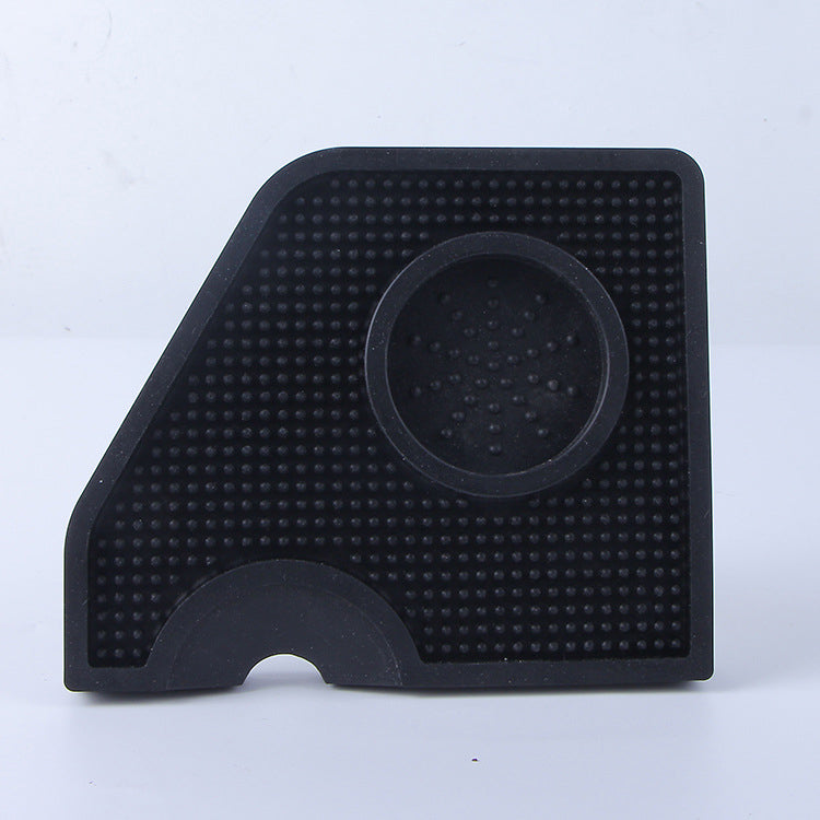 Barista Buddy Tamper Matte Silikon schwarz 18x15 cm