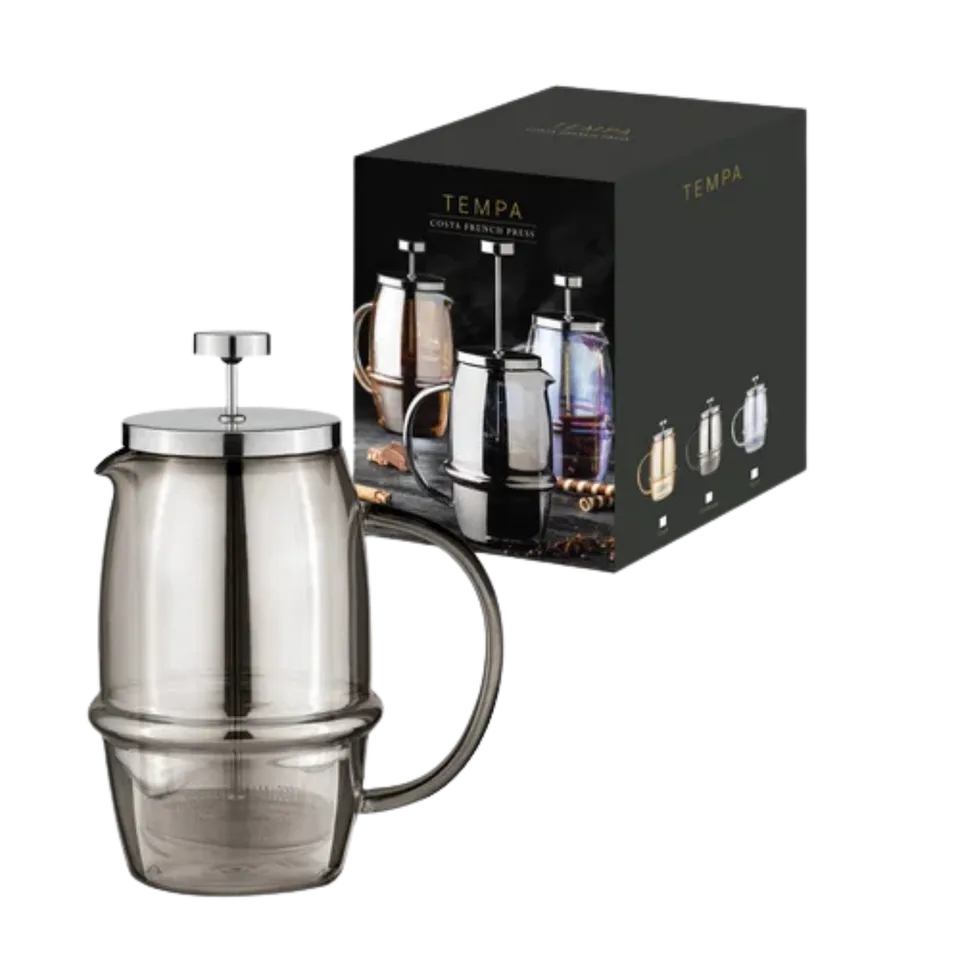 TEMPA Costa French Press Stempelkanne Opal doppelwandig
