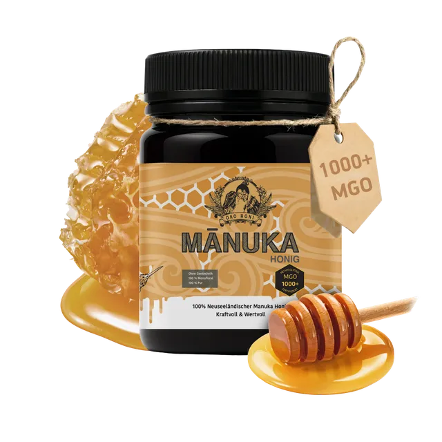 Mondo del Caffè Feinkost Manuka-Honig MGO 1000+ Glas roh