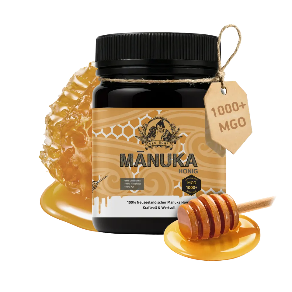 Mondo del Caffè Feinkost Manuka-Honig MGO 1000+ Glas roh