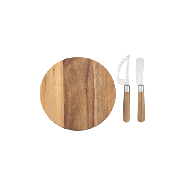 Ladelle Tempa Fromagerie Käse-Set 3-teilig Holzplatte