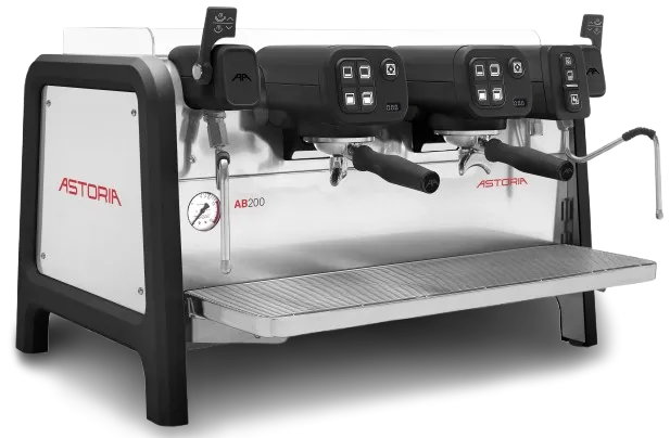 Astoria AB200 Siebträger-Espressomaschine Schwarz 2-Gruppen