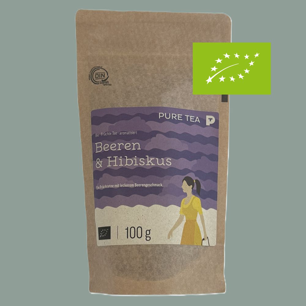ETTLI Früchtetee Bio Beeren Hibiskus 100 g fruchtig
