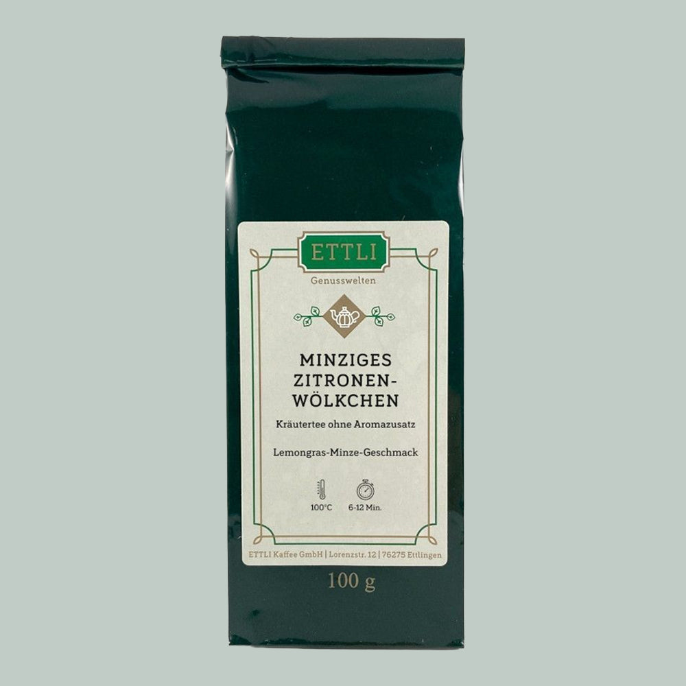 ETTLI Minziges Zitronenwölkchen Kräutertee 100 g Minze