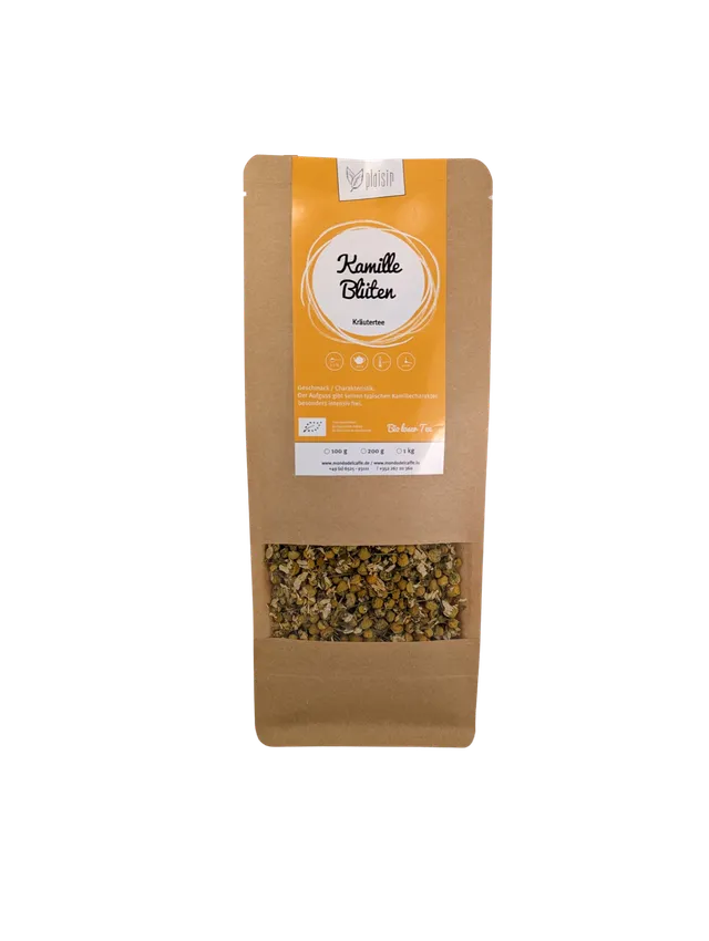Plaisir Kamille Blüten Bio Tee lose 100 g koffeinfrei