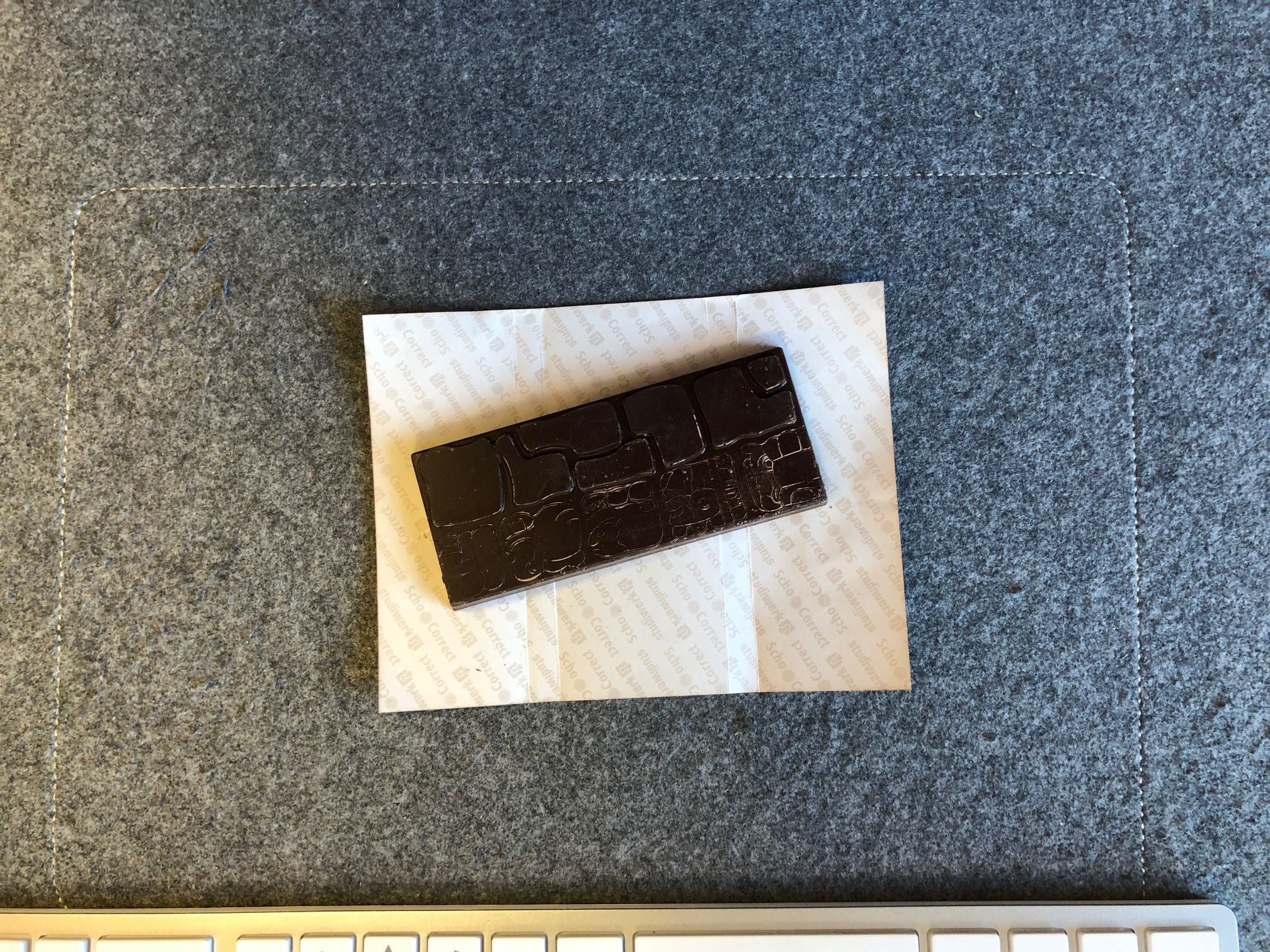 SchoCorrect Tafelschokolade Zartbitter 70% Kaffeebohnen