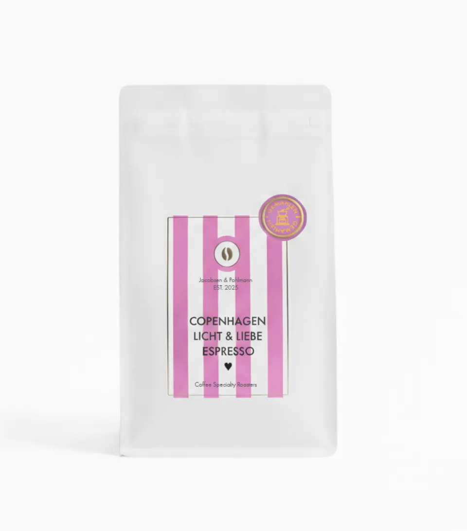 Jacobsen Pohlmann Copenhagen Licht Liebe Espresso 250g Bohnen