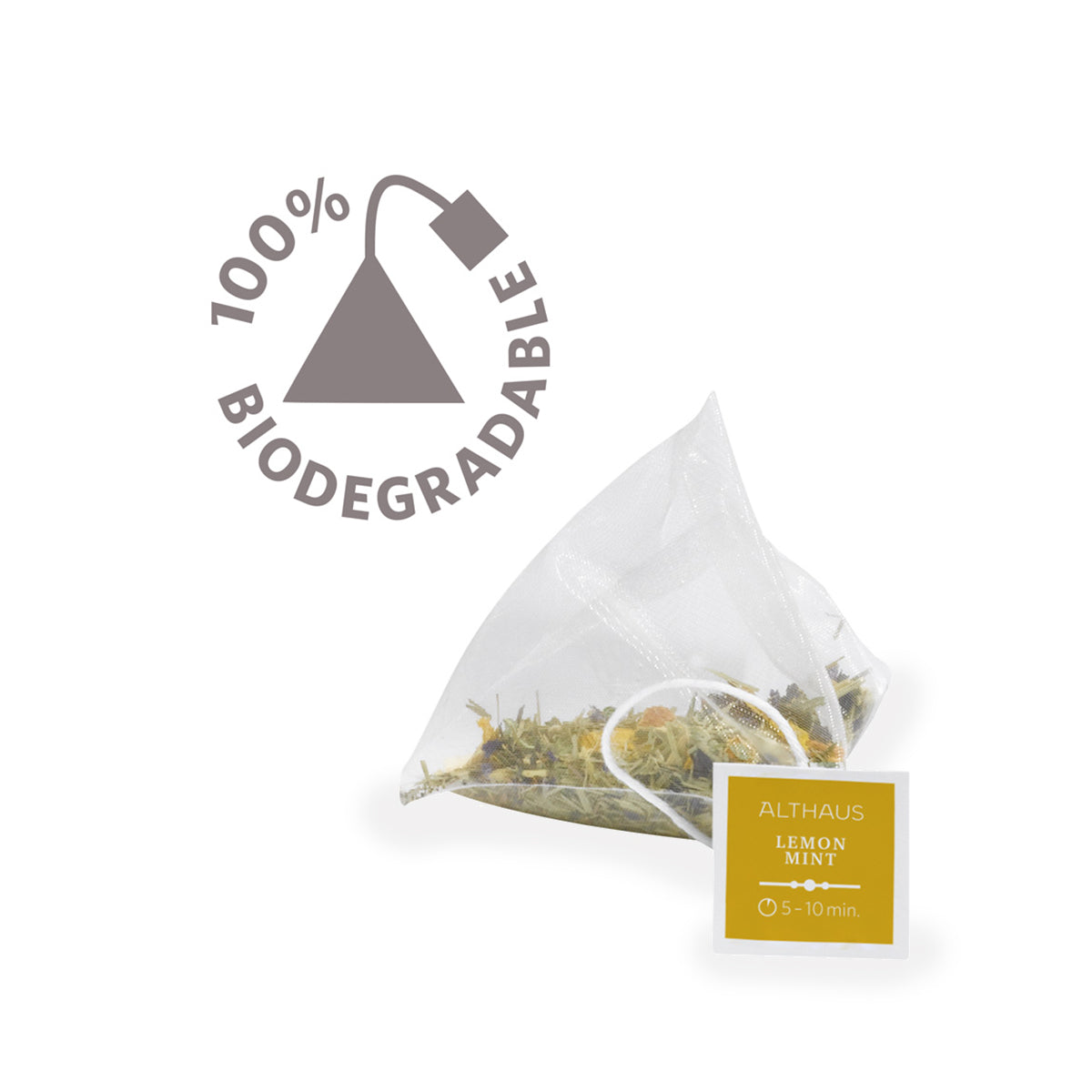 Althaus Lemon Mint Grüner Tee 15 Pyra Packs