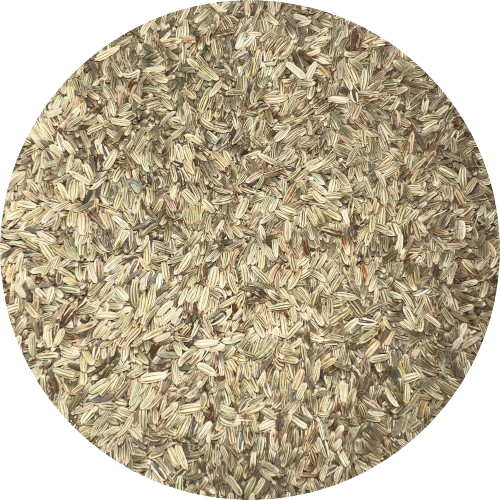 Feinkost Fenchelsamen ganz Bio Glasdose Kork Tee Brot