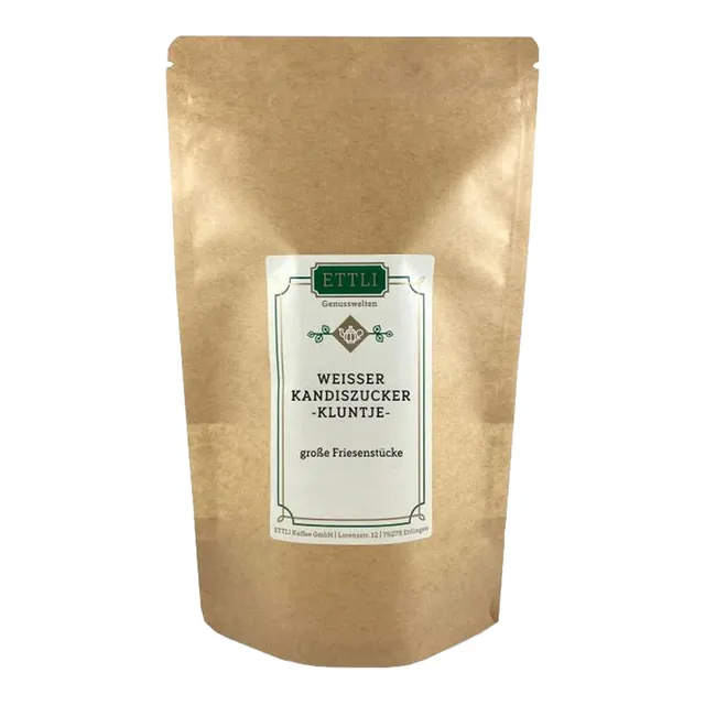 ETTLI Kluntje Weißer Kandiszucker 250 g Tee