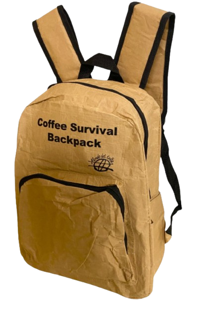 Mondo del Caffè Coffee Survival Backpack Kraftpapier