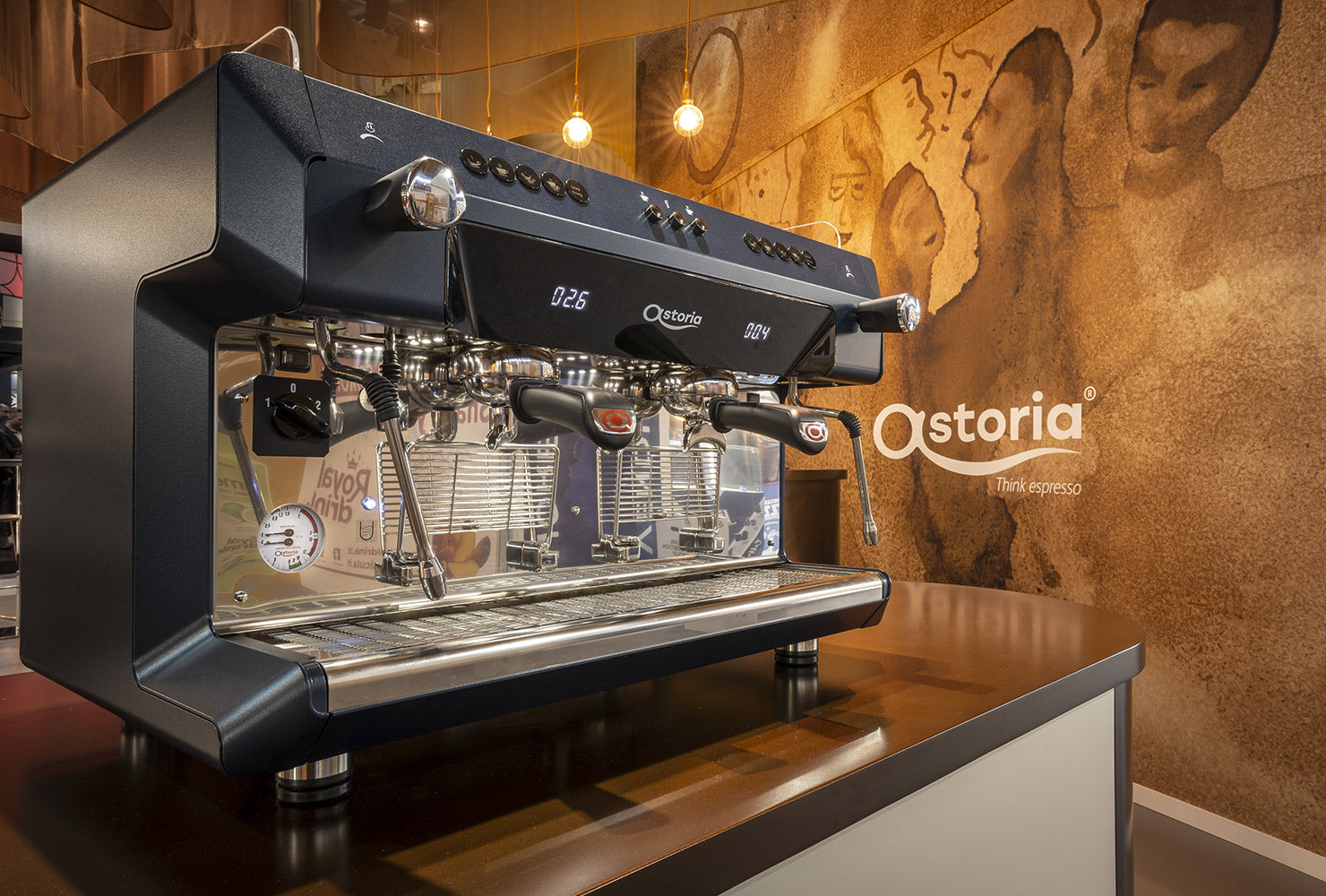 Mondo del Caffè Maschinen Astoria Core 200 Siebträger 2-gruppig Schwarz